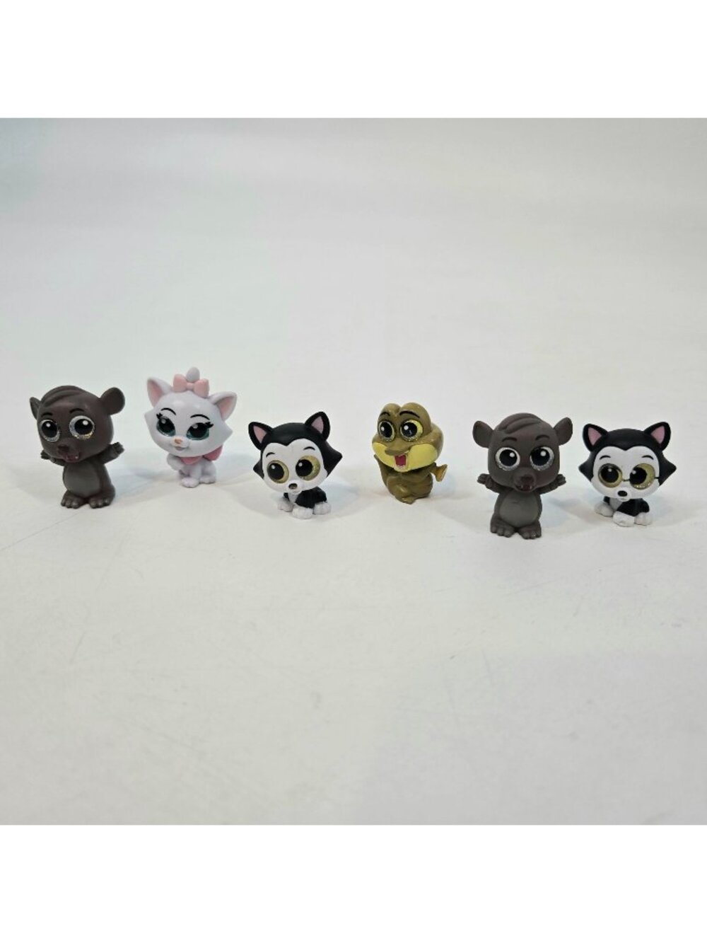 Disney Doorables Animal Mini Figures Lot Marie the Cat Baloo Figaro Louis 1.5"